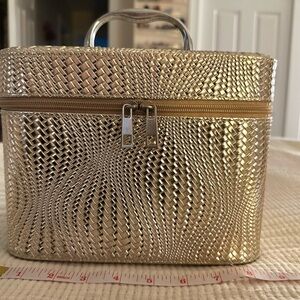 Gold Travel Makeup Case